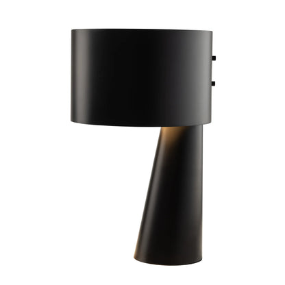 Zentra Architectural Metal Table Lamp - Black Table Lamp Mayfield Lighting