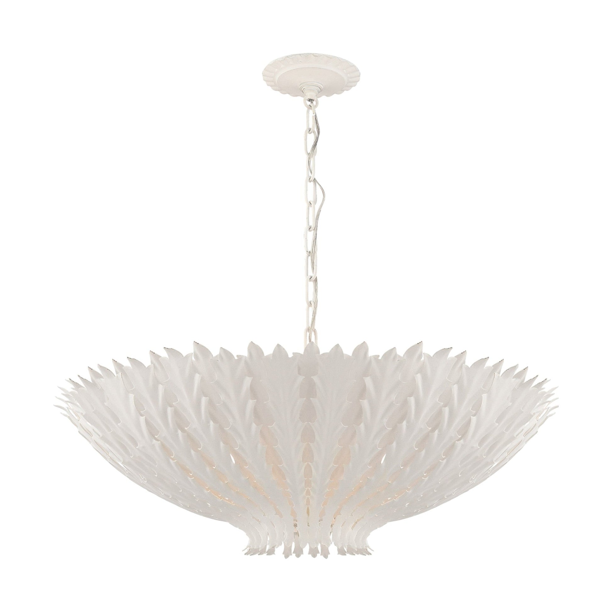 AERIN Hampton Extra Large Reef Chandelier - Plaster White Pendant Light Bloomingdales Lighting Plaster White Medium 