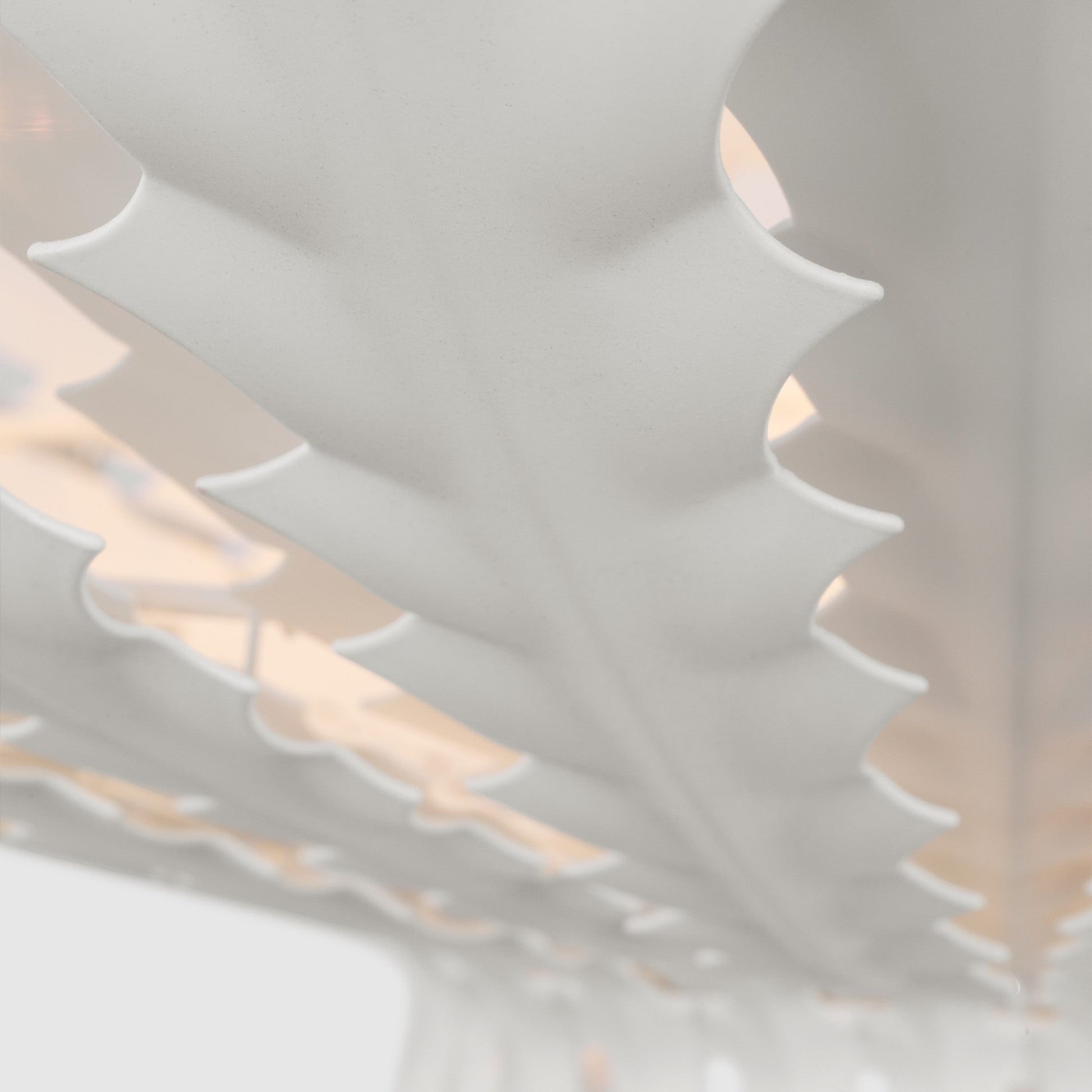AERIN Hampton Extra Large Reef Chandelier - Plaster White Pendant Light Bloomingdales Lighting   