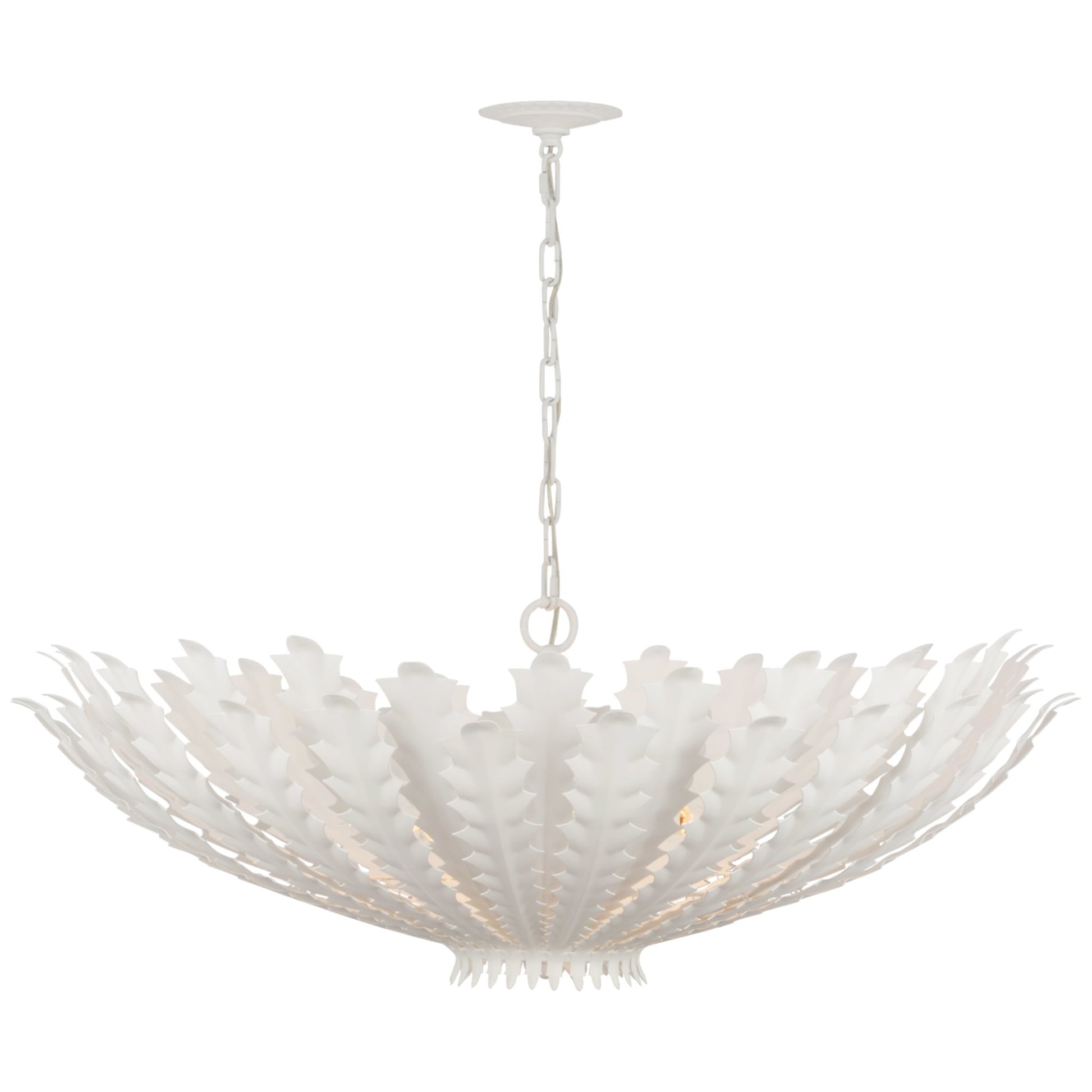 AERIN Hampton Extra Large Reef Chandelier - Plaster White Pendant Light Bloomingdales Lighting   