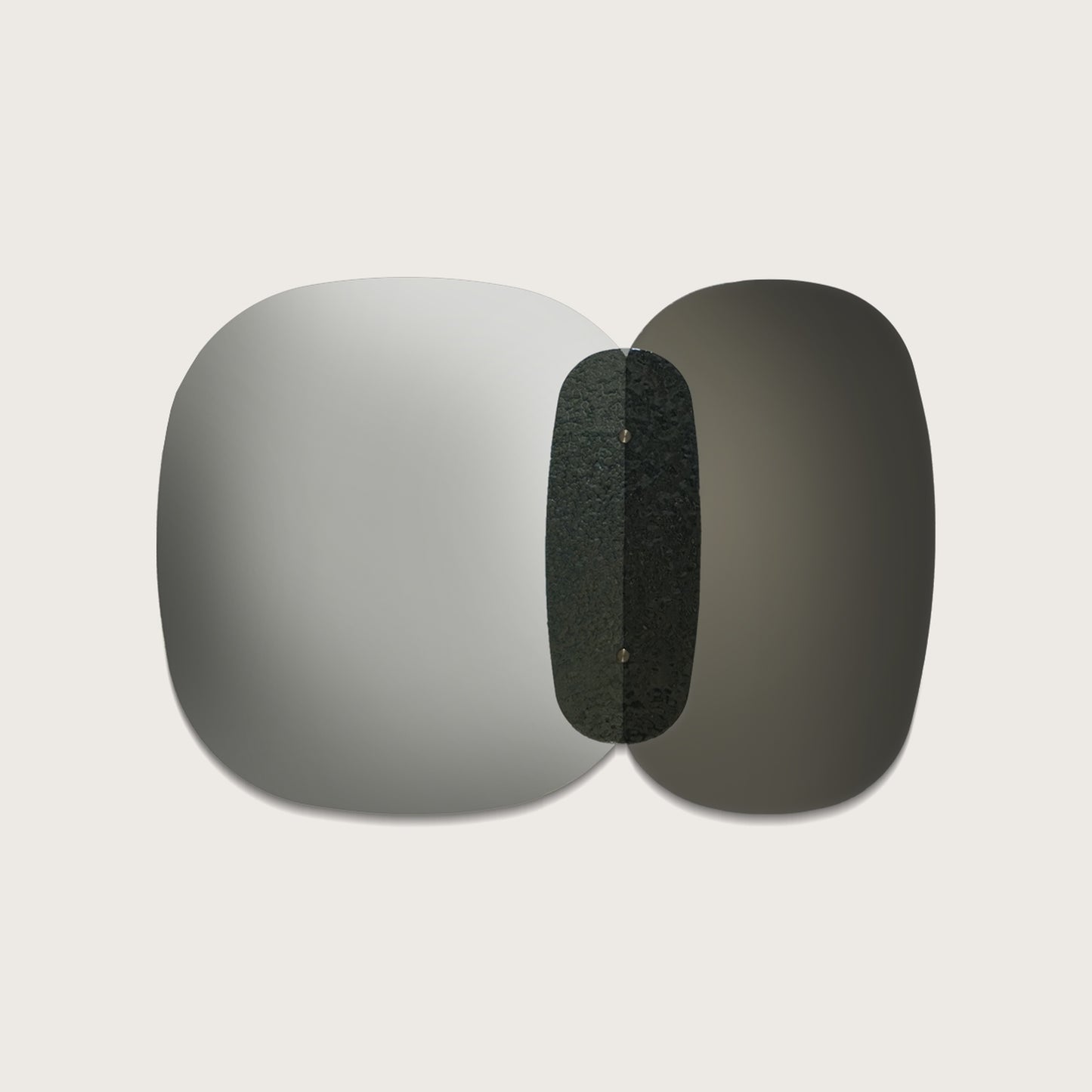 Amara Glass Mirror - Brushed Aluminium Mirror Raffine Default Title