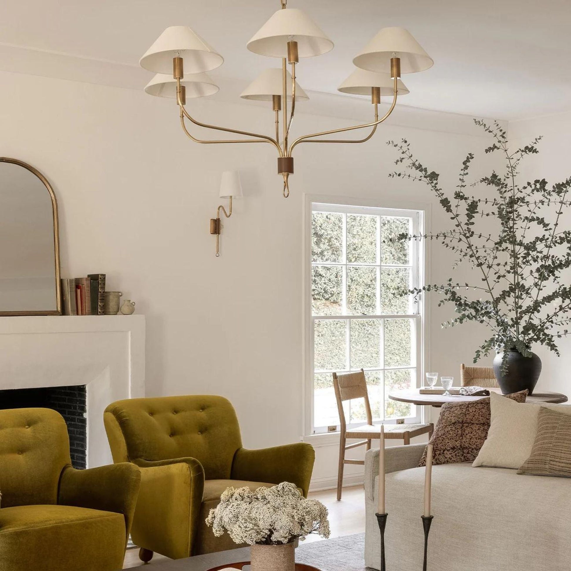 Amber Lewis Griffin Large Brass Staggered Tail Chandelier Pendant Light Bloomingdales Lighting   