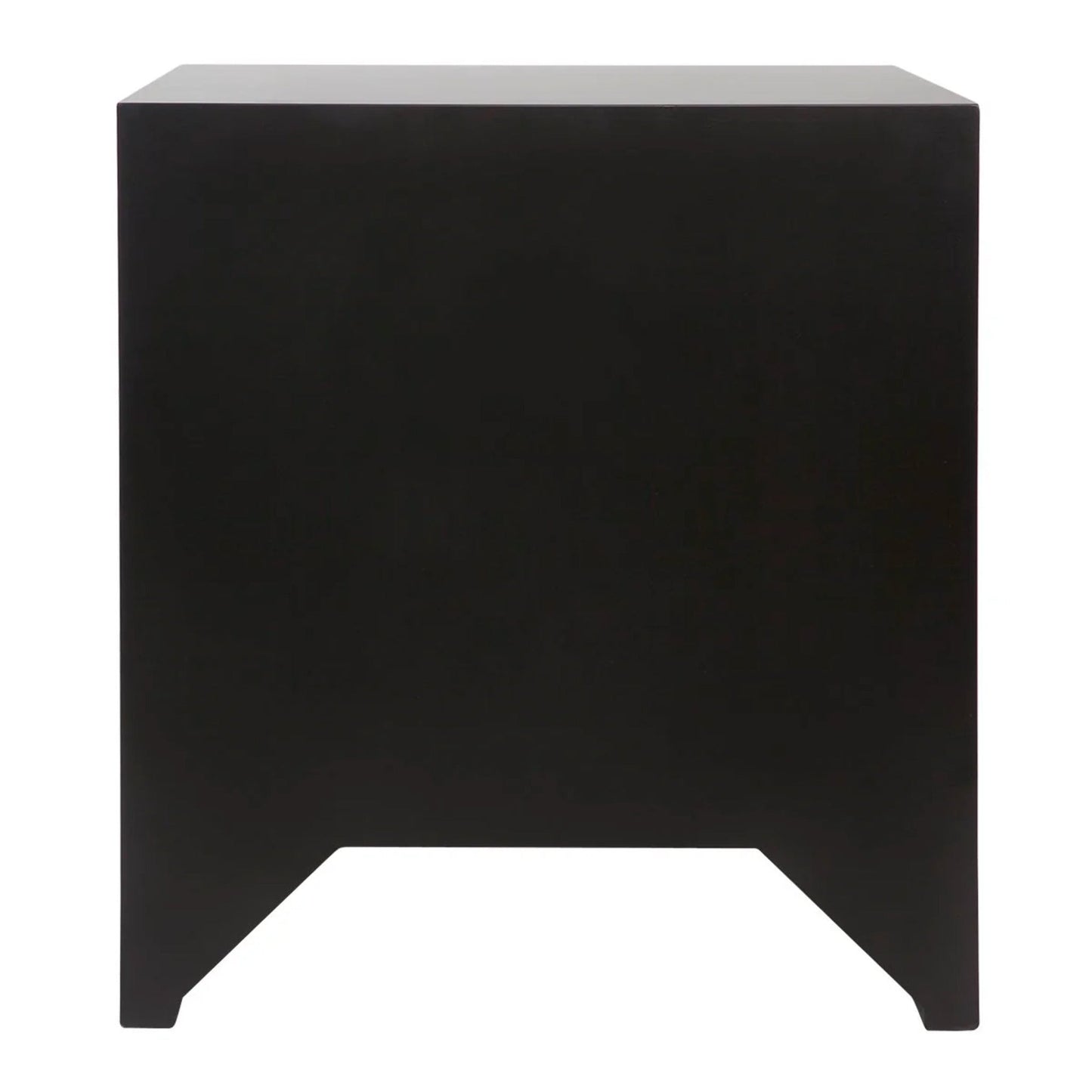 Ariana Large Two Drawer Bedside Table - Black Bedside Table Cafe Lighting & Living   