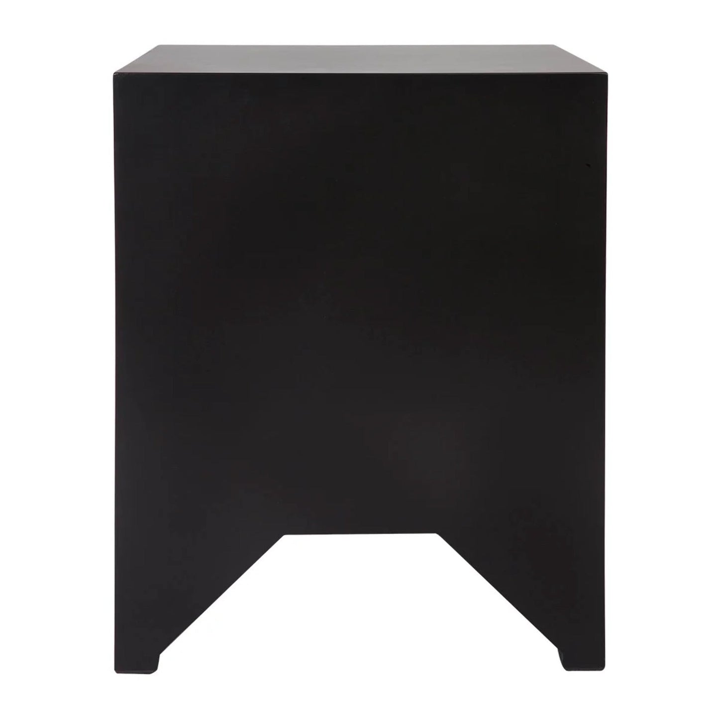 Ariana Small Two Drawer Bedside Table - Black Bedside Table Cafe Lighting & Living   