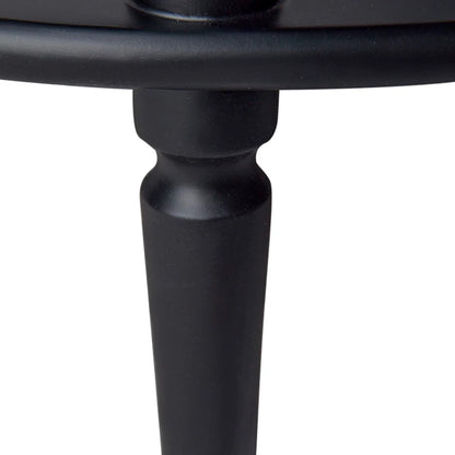 Arielle Oval Bedside Table - Black Bedside Table Cafe Lighting & Living   