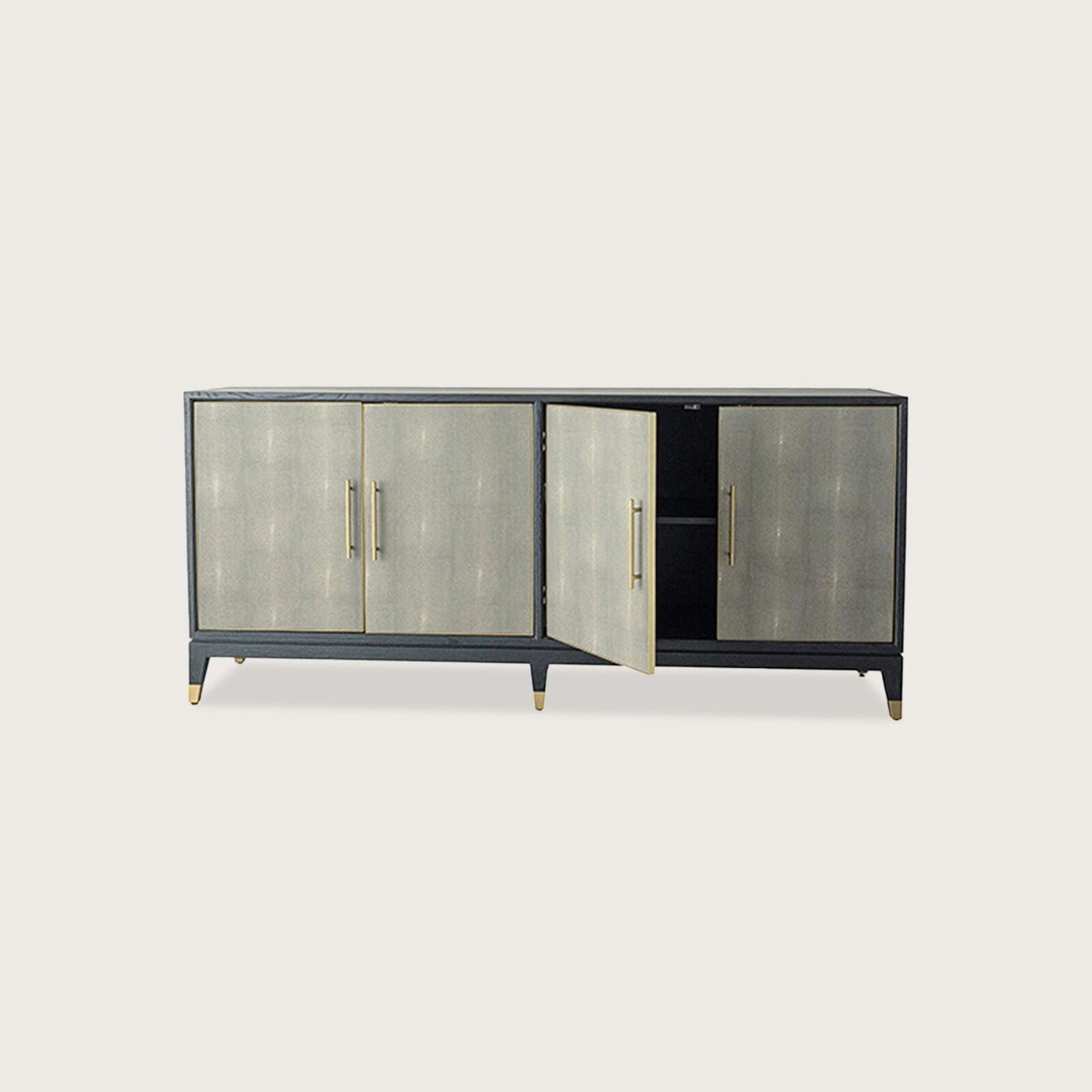 Bernard Timber Sideboard - Brass Sideboard Raffine