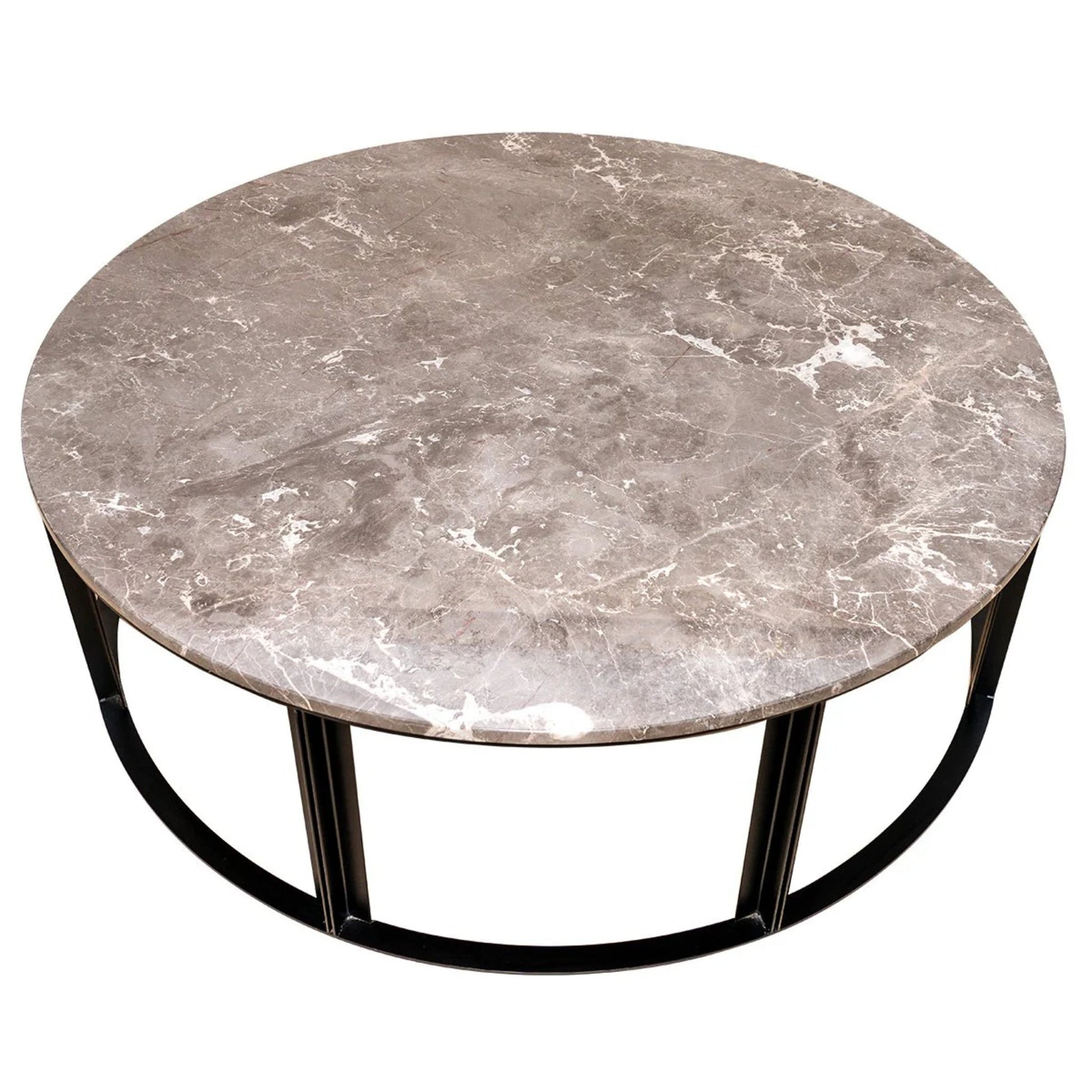 Bowie Marble Large Coffee Table - Grey Coffee Table Cafe Lighting & Living   