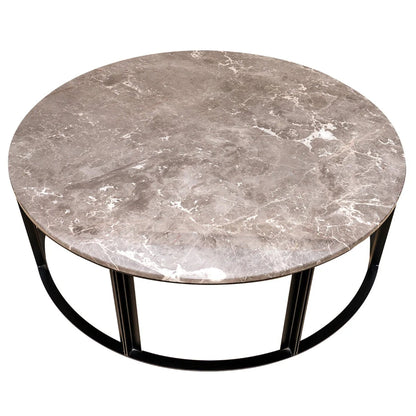 Bowie Marble Large Coffee Table - Grey Coffee Table Cafe Lighting & Living   