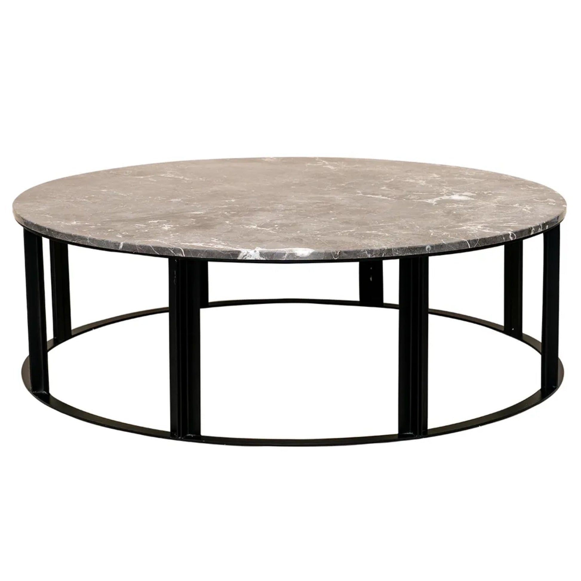 Bowie Marble Large Coffee Table - Grey Coffee Table Cafe Lighting & Living   