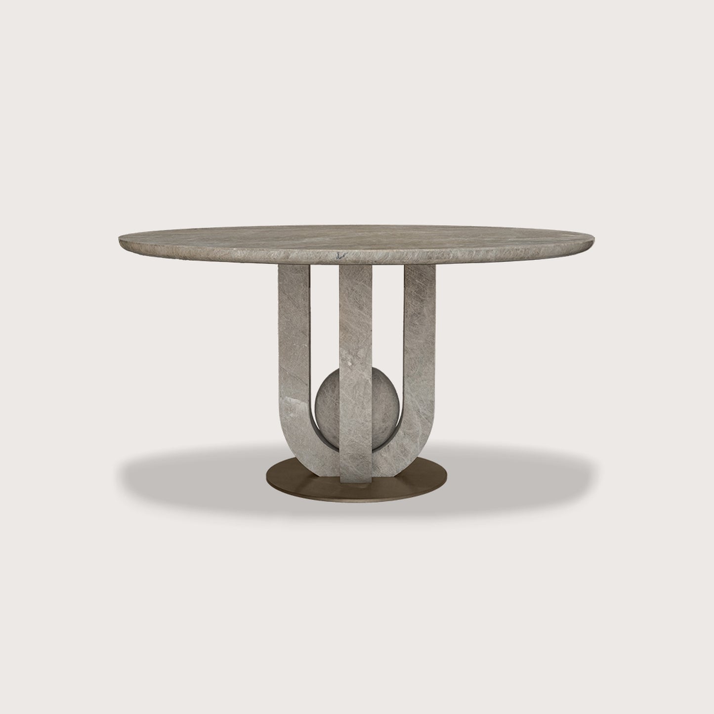 Brielle Round Marble Dining Table - Taj Stone Dining Table Raffine Default Title