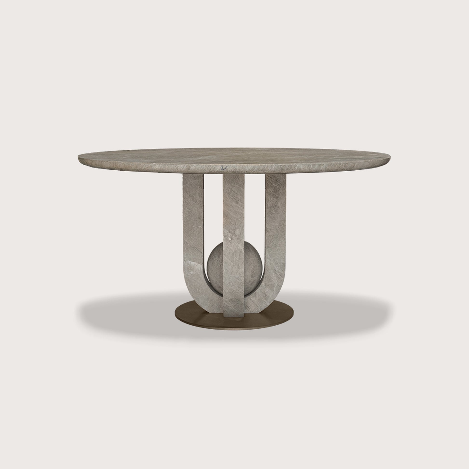 Brielle Round Marble Dining Table - Taj Stone Dining Table Raffine Default Title