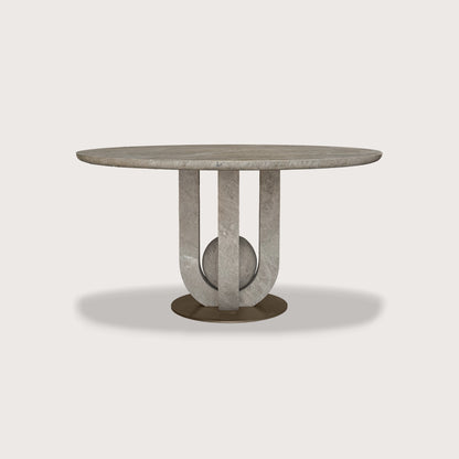 Brielle Round Marble Dining Table - Taj Stone Dining Table Raffine Default Title