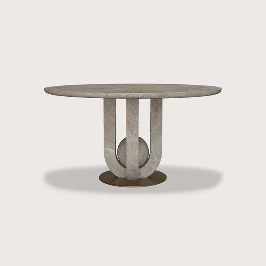 Brielle Round Marble Dining Table - Taj Stone Dining Table Raffine Default Title