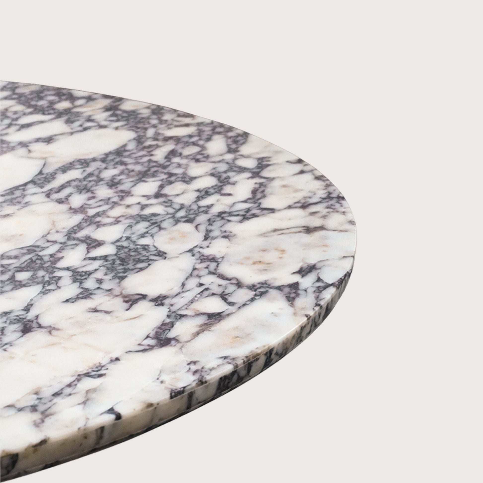 Brielle Round Viola Marble Dining Table Dining Table Raffine