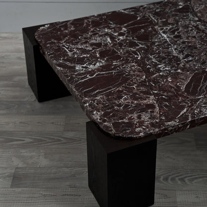 Calla Marble Coffee Table - Plum Coffee Table Raffine