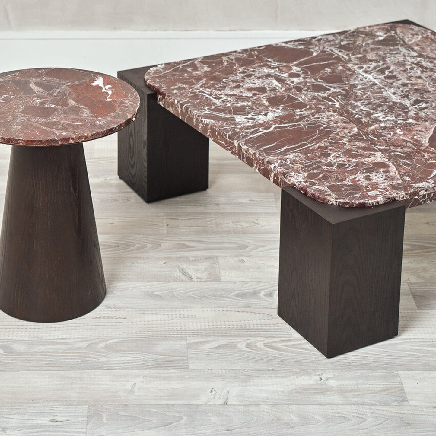 Calla Marble Coffee Table - Plum Coffee Table Raffine