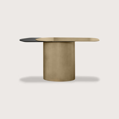 Carine Metal Console Table - Brass Console Table Raffine Default Title