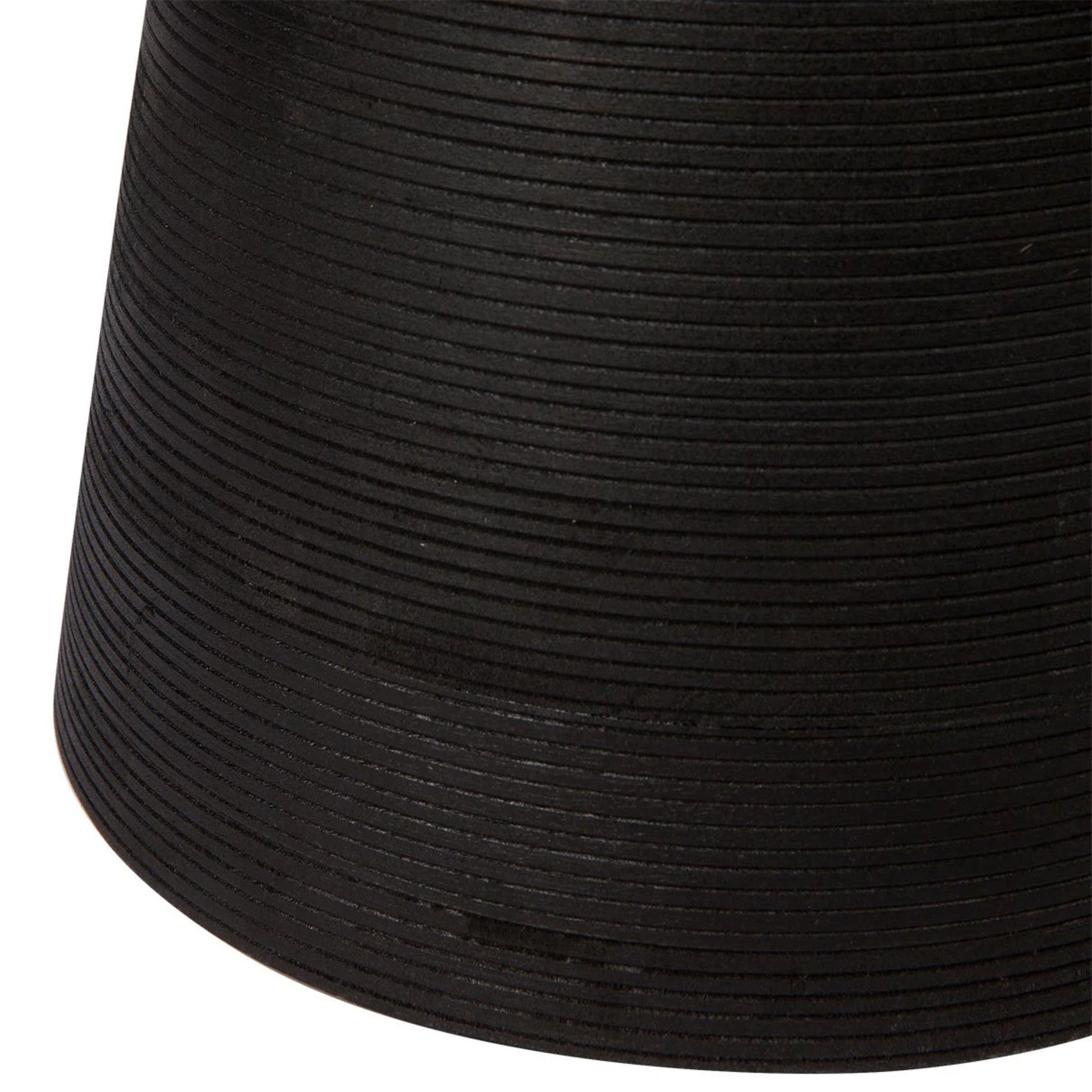Cayman Mango Wood Side Table - Black Side Table Cafe Lighting & Living   