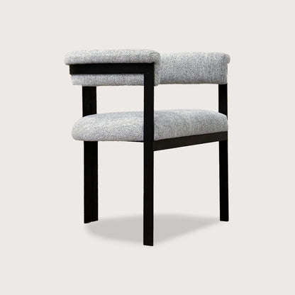 Claude Soft Metal Dining Chair - Black Dining Chair Raffine