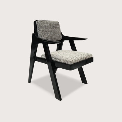 Dion Fabric Occasional Chair - Black Occasional Chair Raffine Default Title
