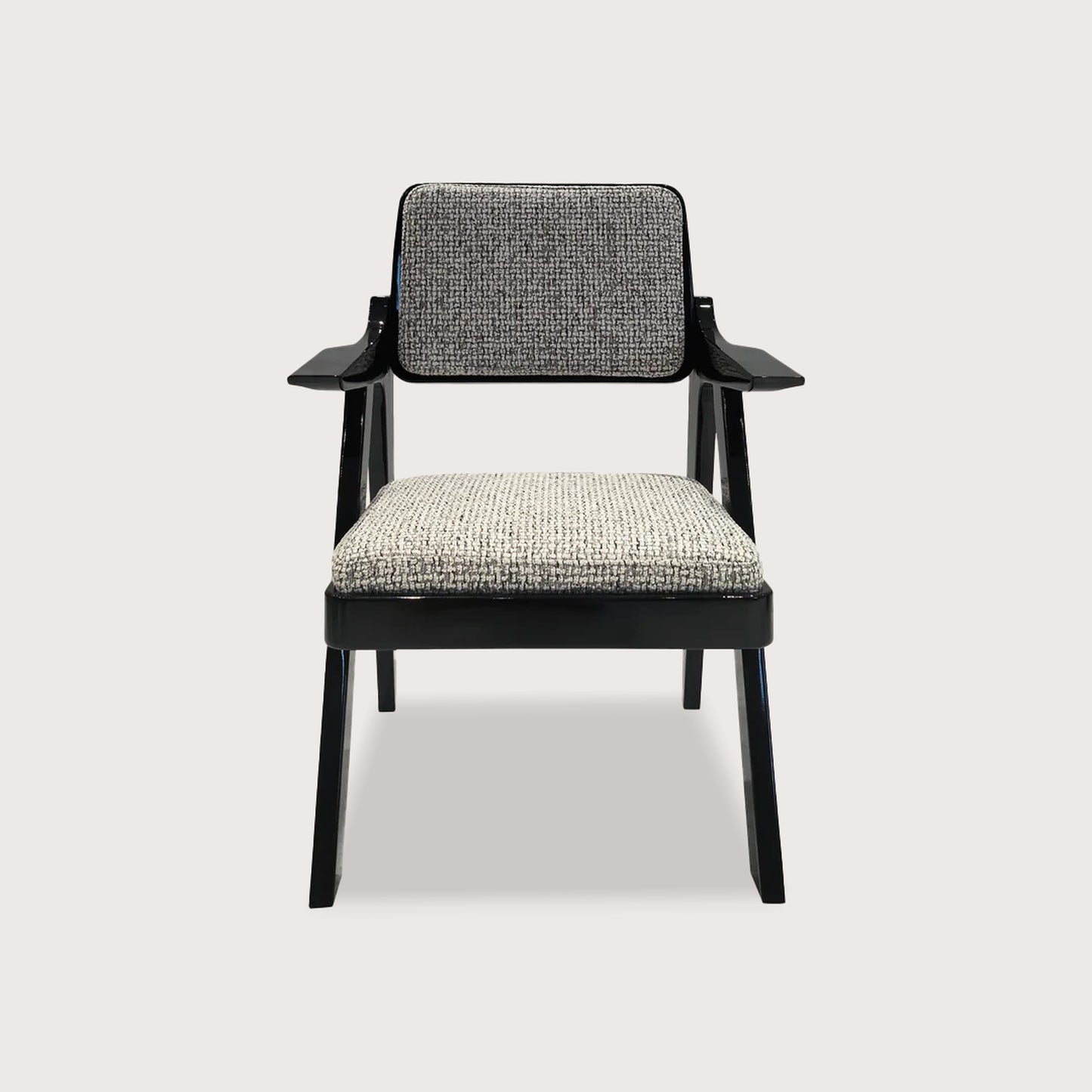 Dion Fabric Occasional Chair - Black Occasional Chair Raffine
