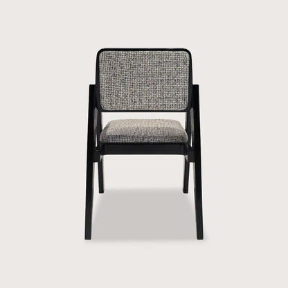 Dion Fabric Occasional Chair - Black Occasional Chair Raffine