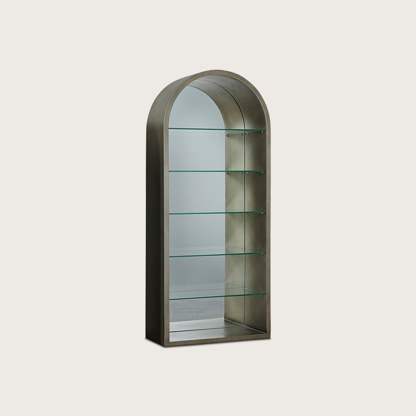 Dune Curved Metal Mirror - Brass Mirror Raffine Default Title