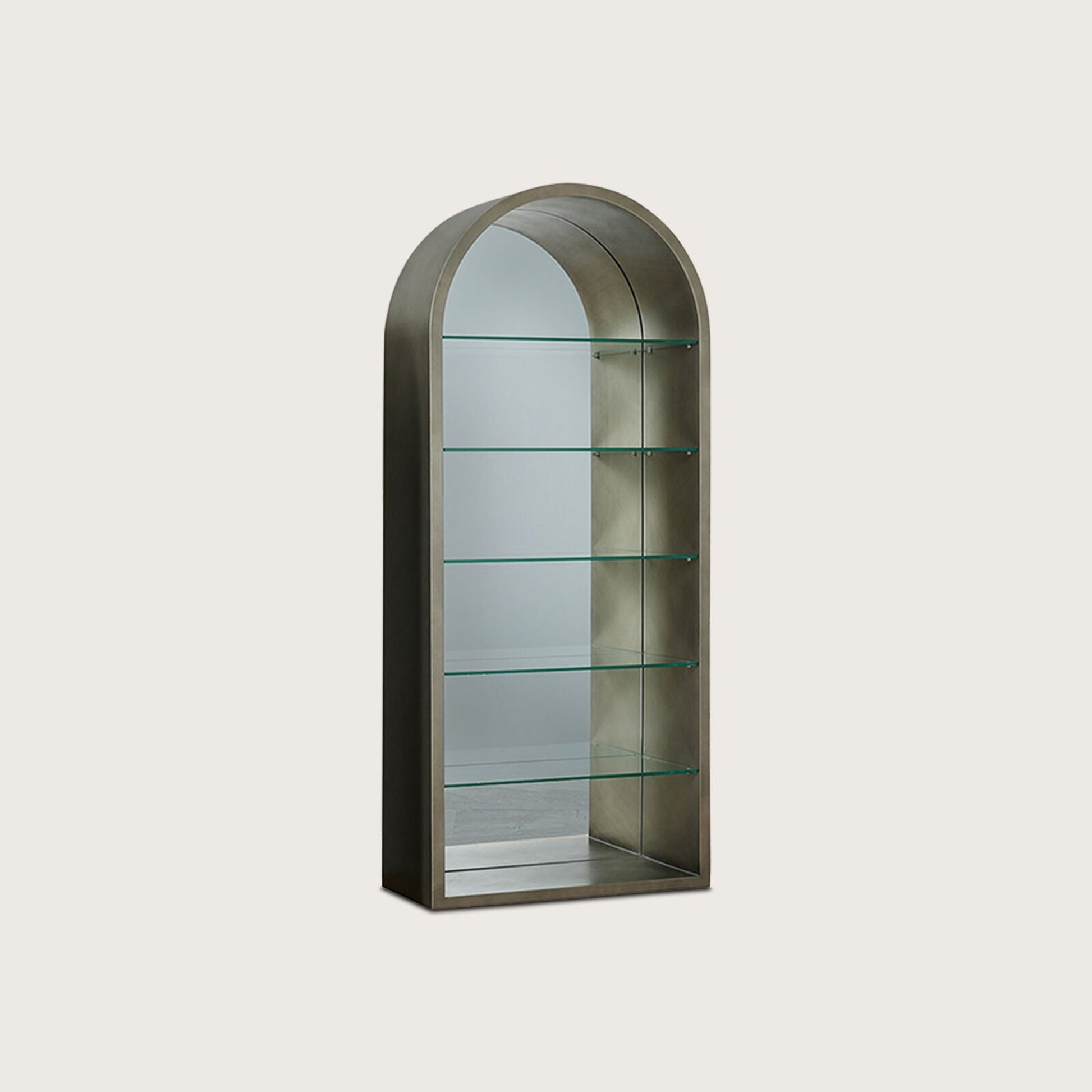 Dune Curved Metal Mirror - Brass Mirror Raffine Default Title
