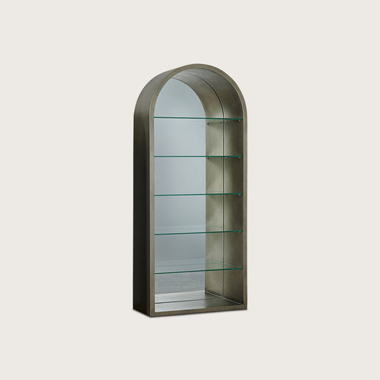 Dune Curved Metal Mirror - Brass Mirror Raffine Default Title