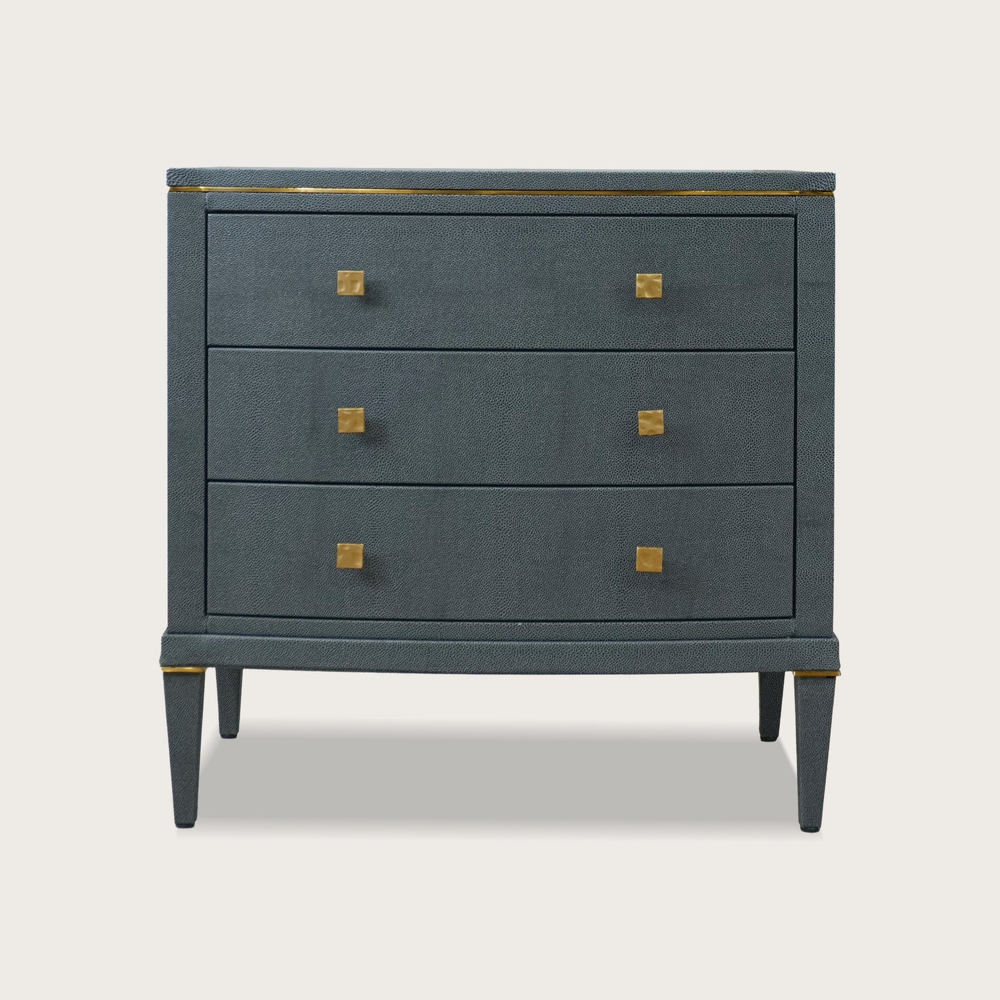 Eloise Metal Bedside Table - Brass Bedside Table Raffine Default Title