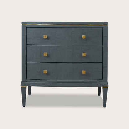 Eloise Metal Bedside Table - Brass Bedside Table Raffine Default Title