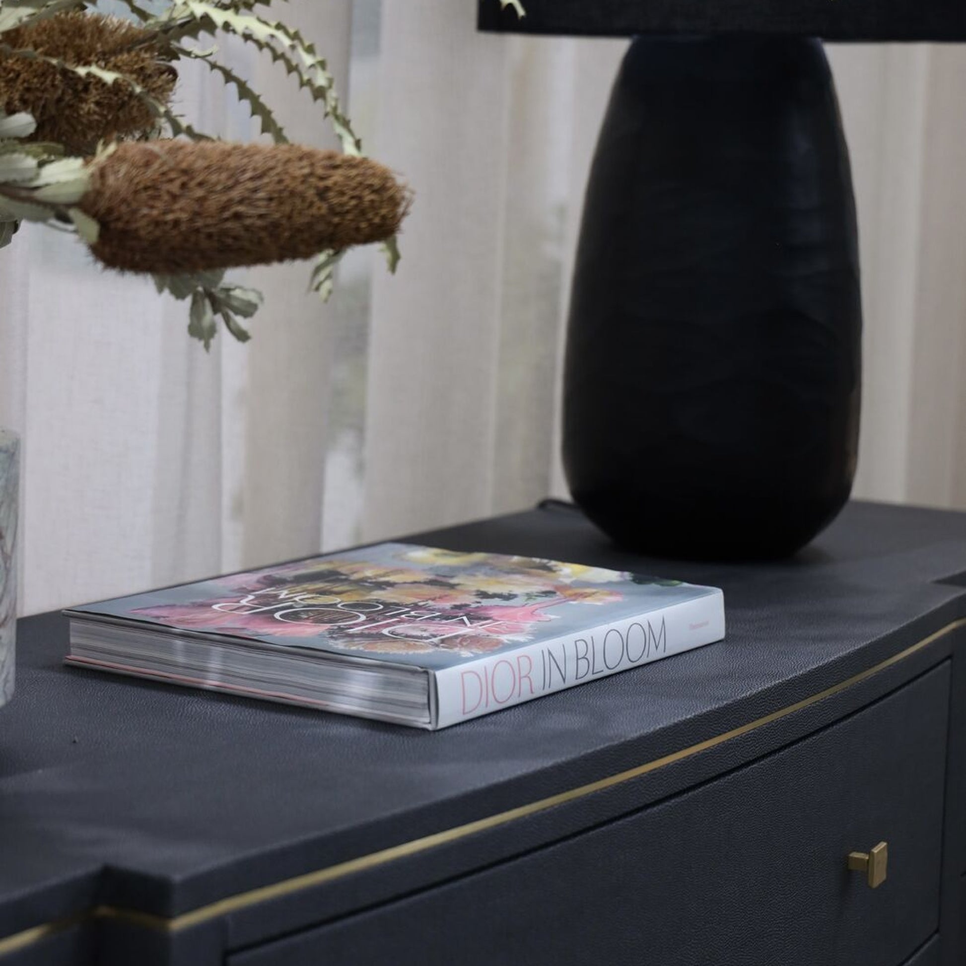 Eloise Metal Dresser - Brass Dresser Raffine