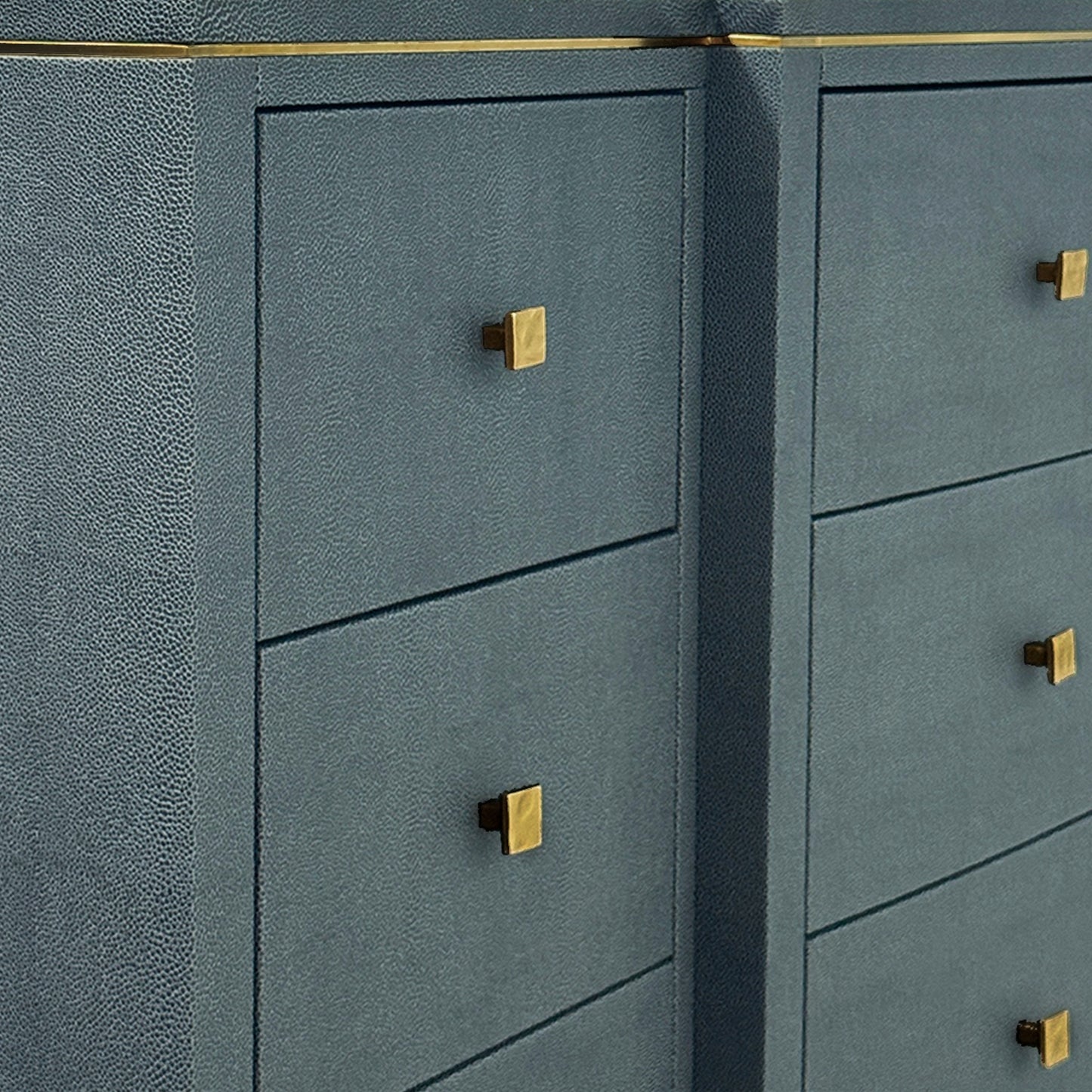 Eloise Metal Dresser - Brass Dresser Raffine