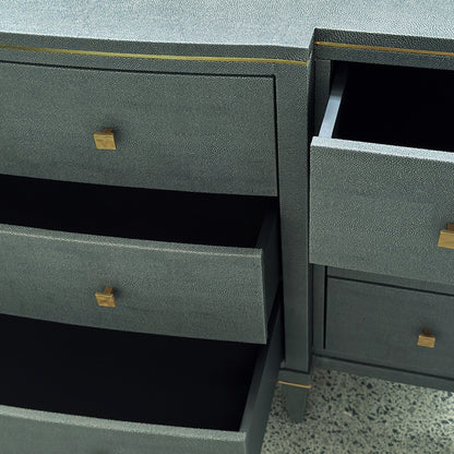 Eloise Metal Dresser - Brass Dresser Raffine