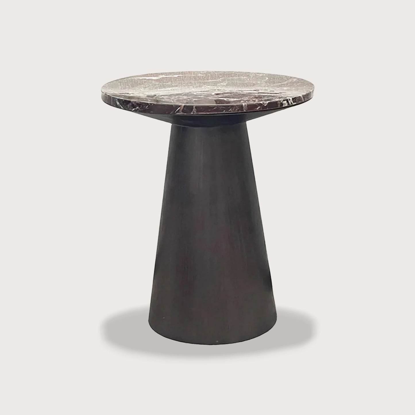 Emilio Marble Side Table - Plum Side Table Raffine Default Title
