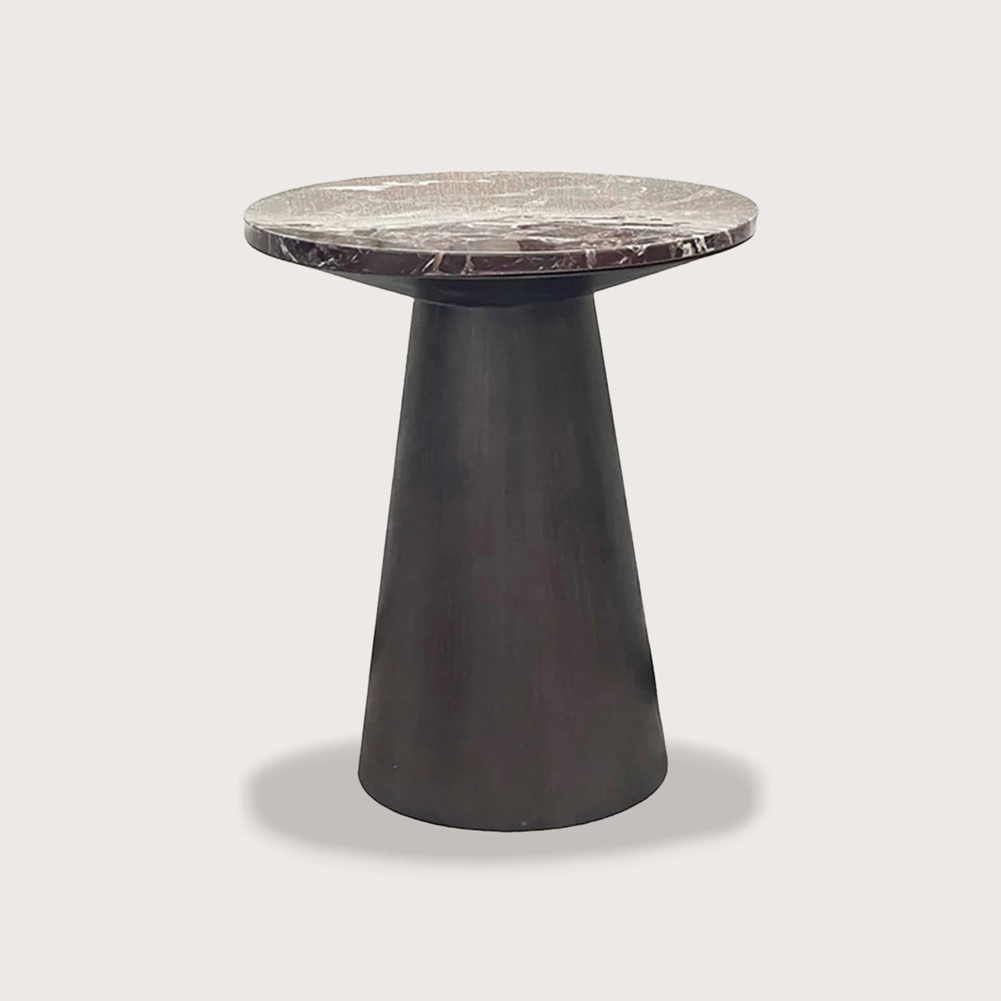 Emilio Marble Side Table - Plum Side Table Raffine Default Title