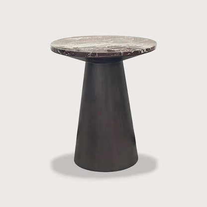 Emilio Marble Side Table - Plum Side Table Raffine Default Title