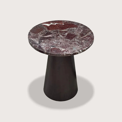 Emilio Marble Side Table - Plum Side Table Raffine