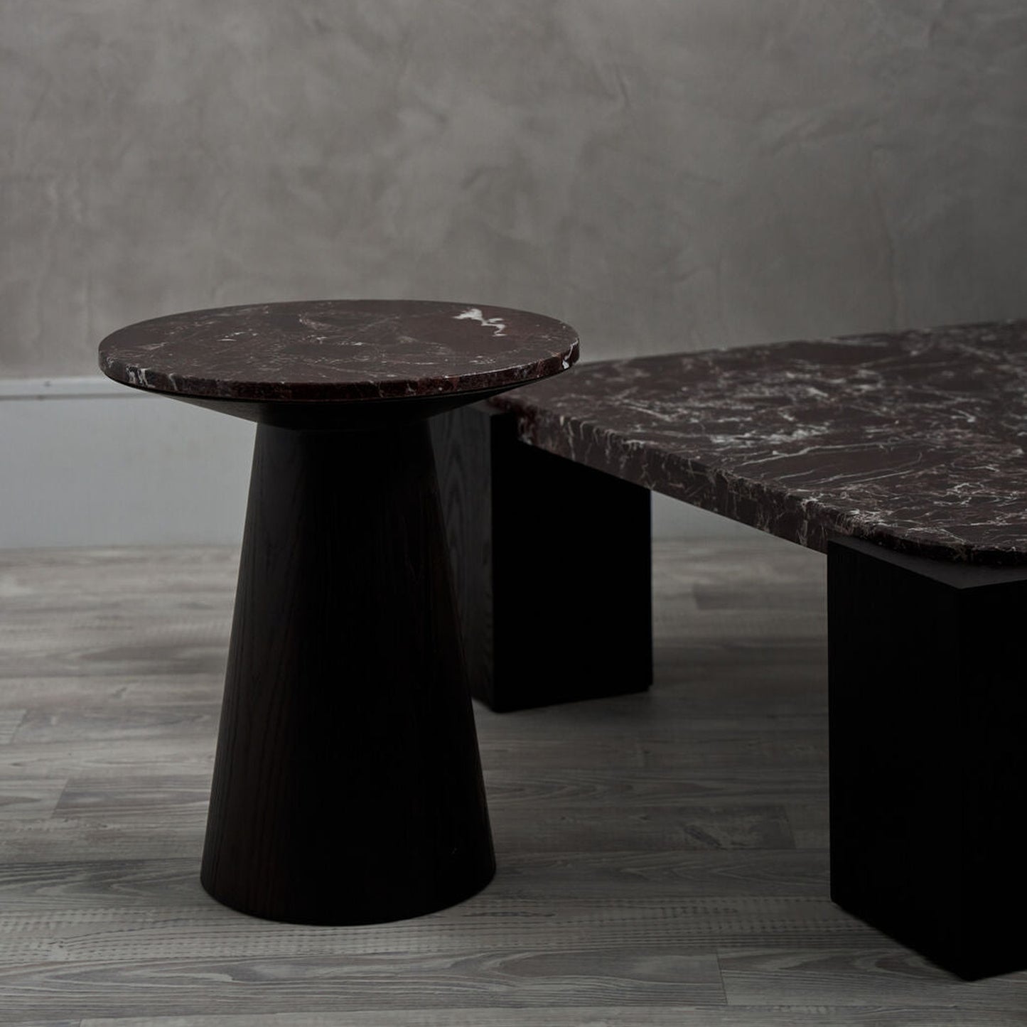 Emilio Marble Side Table - Plum Side Table Raffine