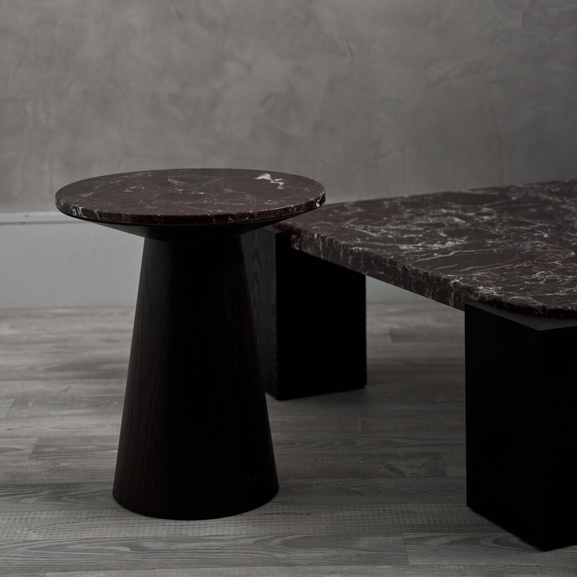 Emilio Marble Side Table - Plum Side Table Raffine
