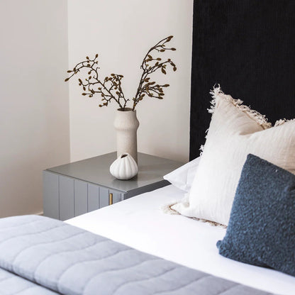 Gus Elora Beadboard Cabinet Bedside Table - Dusk Bedside Table M+Co Living