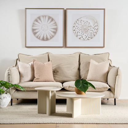 Gus Odeon Round Side Table - Pearl Side Table M+Co Living