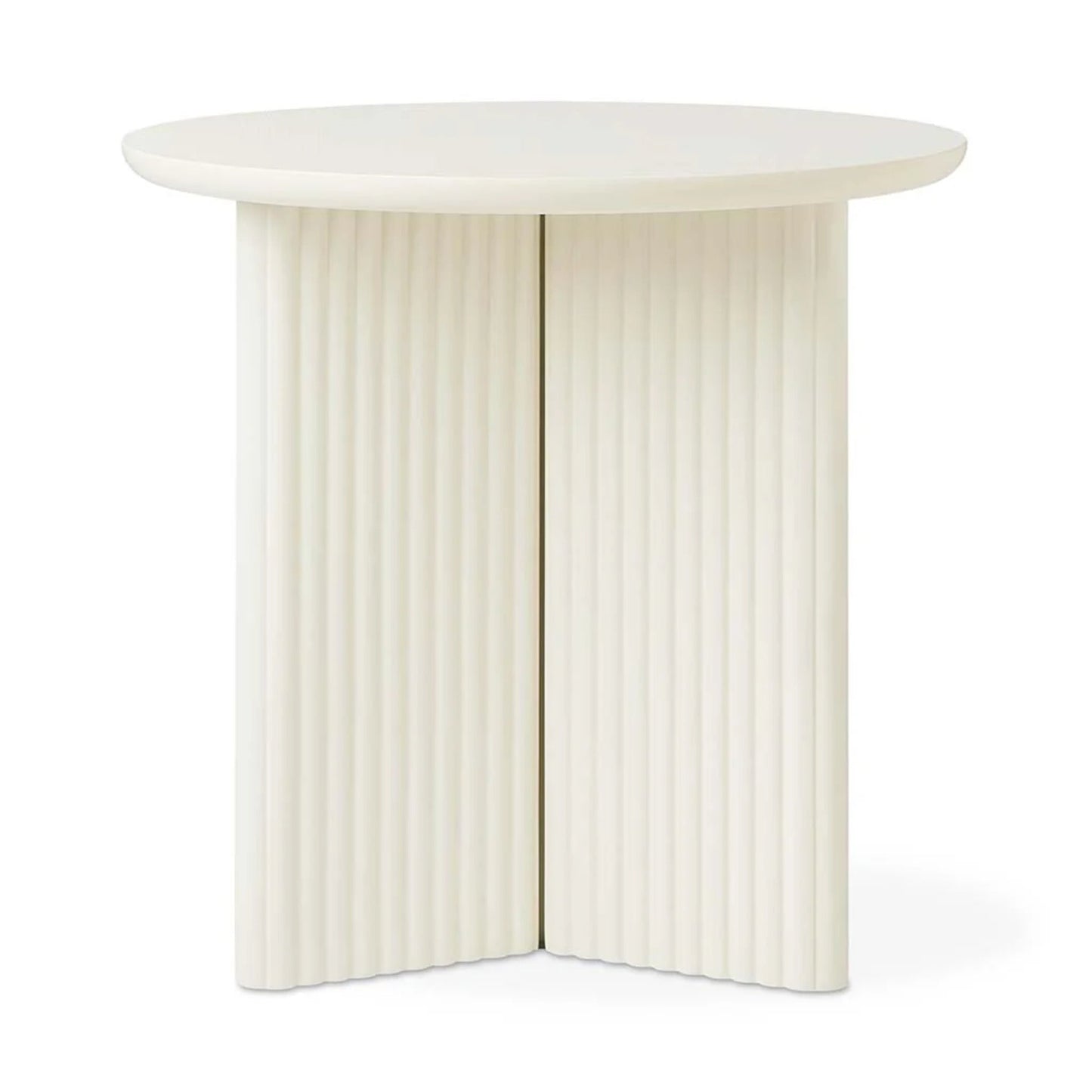 Gus Odeon Round Side Table - Pearl Side Table M+Co Living