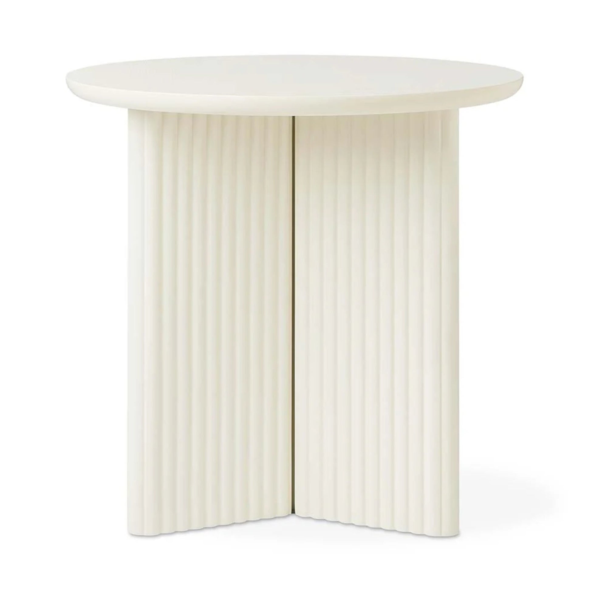 Gus Odeon Round Side Table - Pearl Side Table M+Co Living