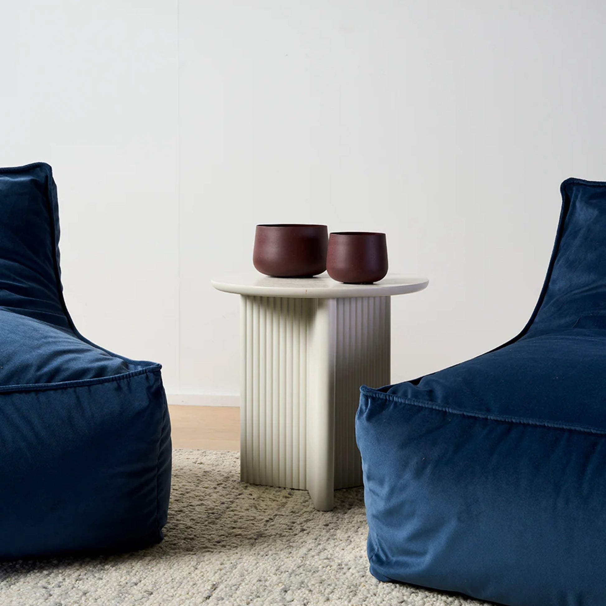Gus Odeon Round Side Table - Pearl Side Table M+Co Living