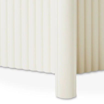 Gus Odeon Round Side Table - Pearl Side Table M+Co Living