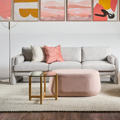 Gus Quarry Square Wood Side Table - Ash Side Table M+Co Living