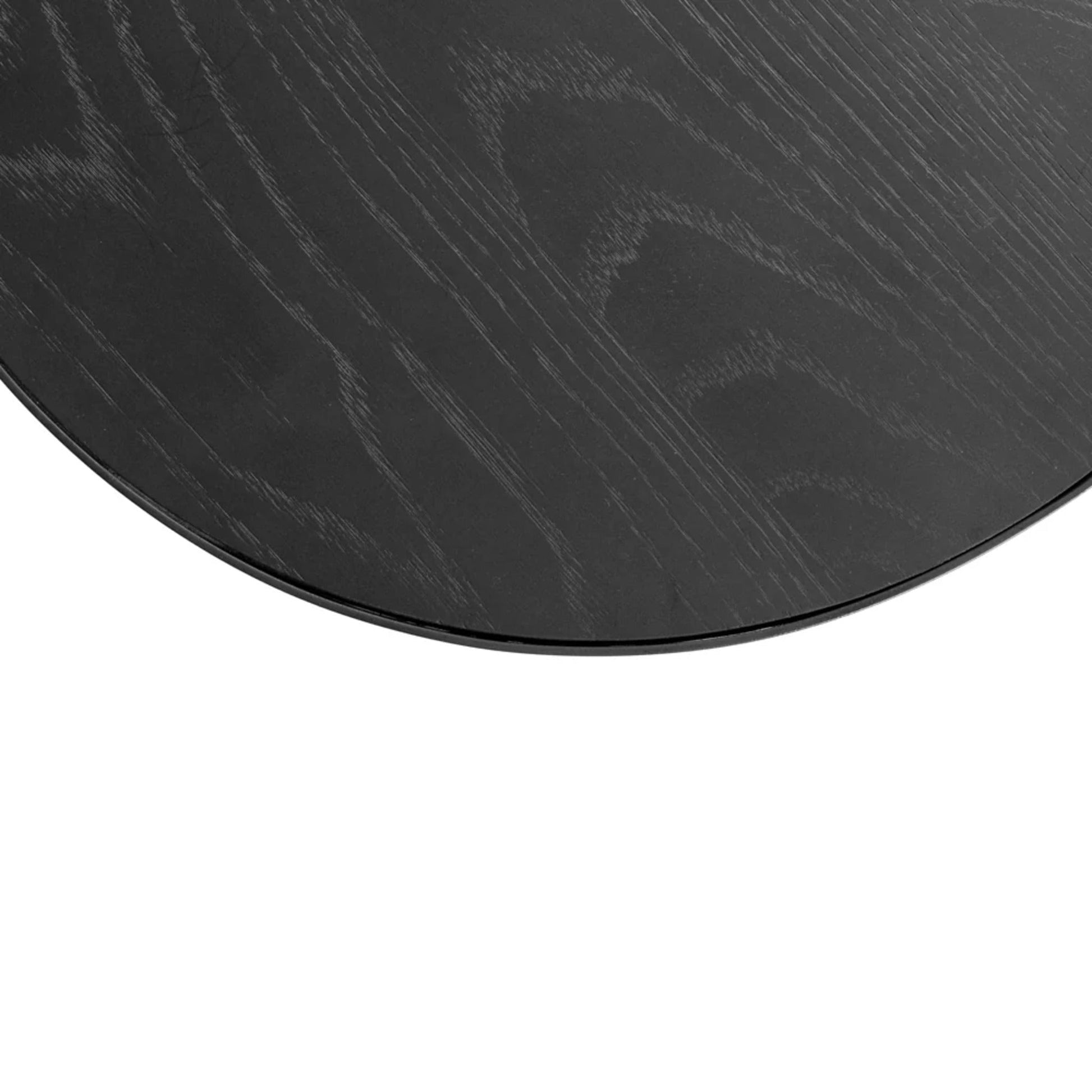 Hendrix Round Side Table - Black Side Table M+Co Living