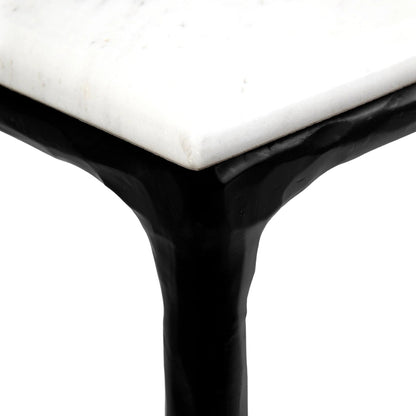 Heston Large Marble Console Table - Black Console Table Cafe Lighting & Living   