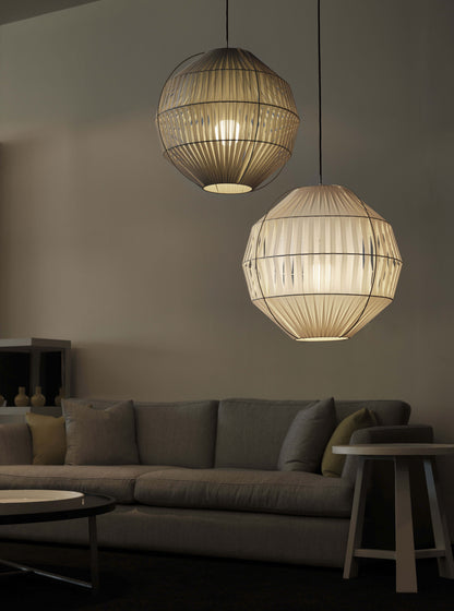 Kahdu Sculptural Hand Woven Pendant Light Pendant Light ILANEL